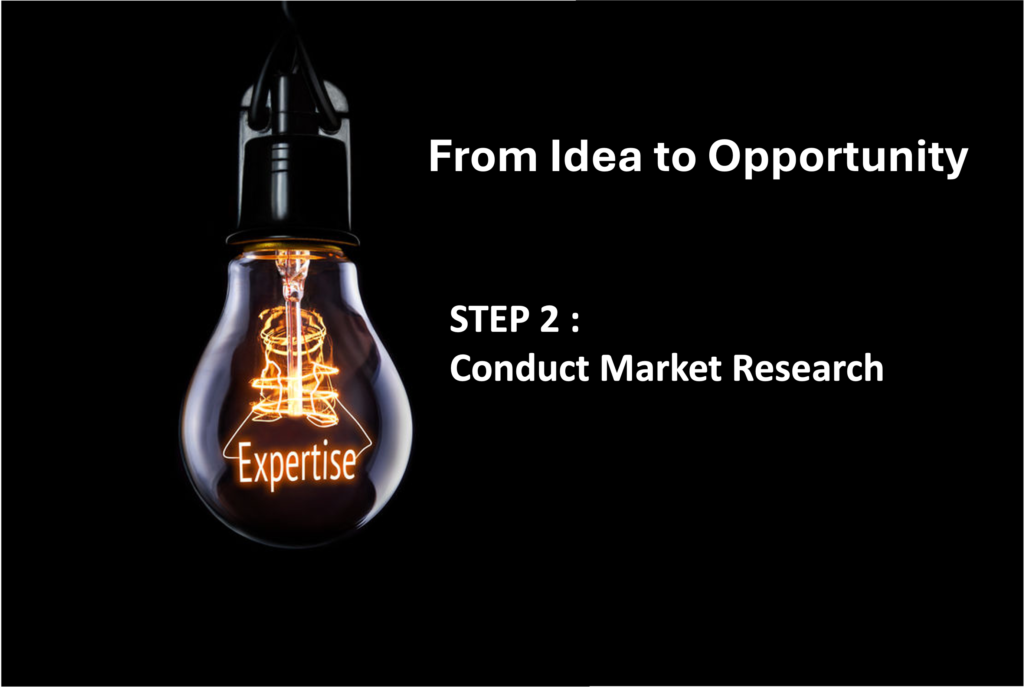 From Idea to Opportunity Step 2: Conduct Market Research